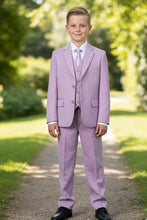 BLACKTIE "Liam" Kids Lavender Suit (5-Piece Set)