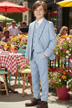 "Liam" Kids Powder Blue Suit (5-Piece Set)