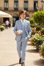 BLACKTIE "Liam" Kids Powder Blue Suit (5-Piece Set)