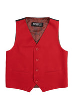 BLACKTIE "Liam" Kids Red Suit (5-Piece Set)
