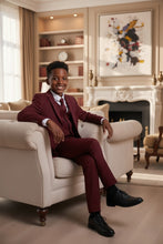 BLACKTIE "Liam" Kids Wine Suit (5-Piece Set)