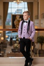 "London" Kids Lavender Tuxedo (5-Piece Set)