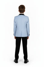 "London" Kids Powder Blue Tuxedo (5-Piece Set)