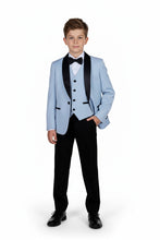 BLACKTIE "London" Kids Powder Blue Tuxedo (5-Piece Set)