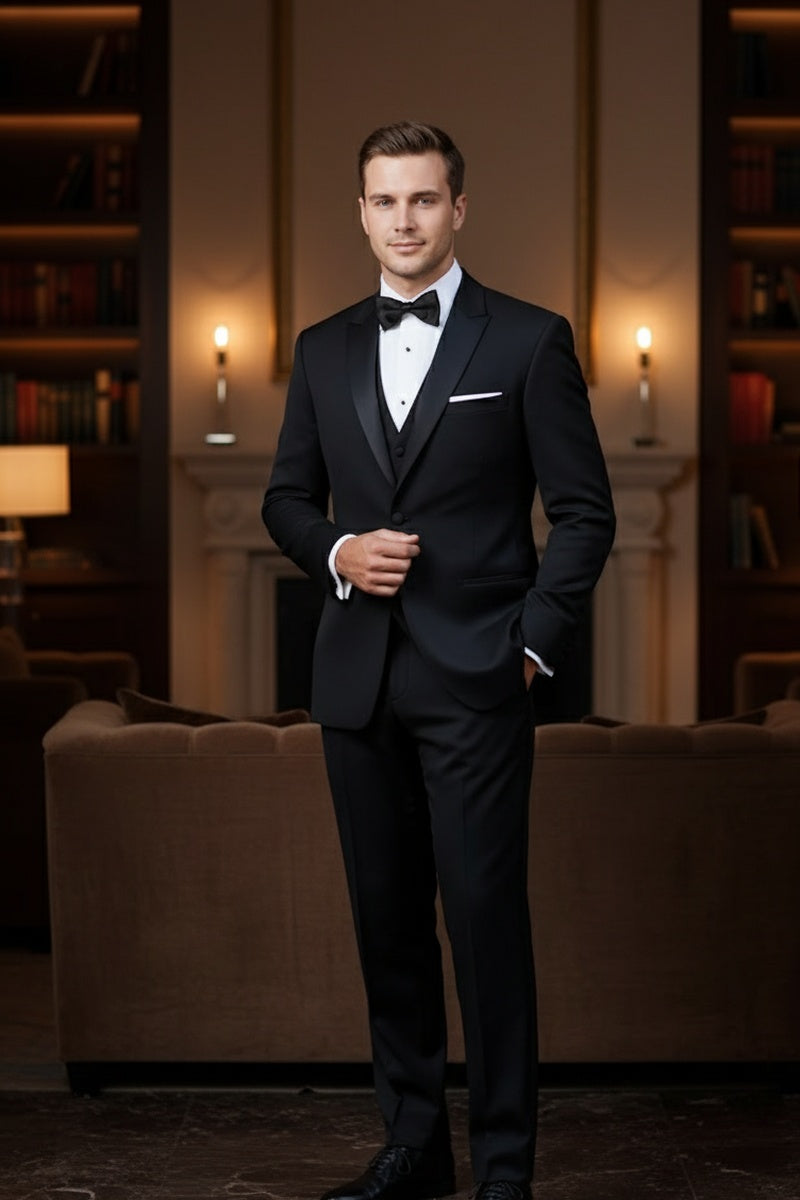 BLACKTIE "Vermont" Black Tuxedo Jacket (Separates)