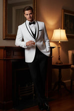 BLACKTIE "Xavier" White Tuxedo Jacket