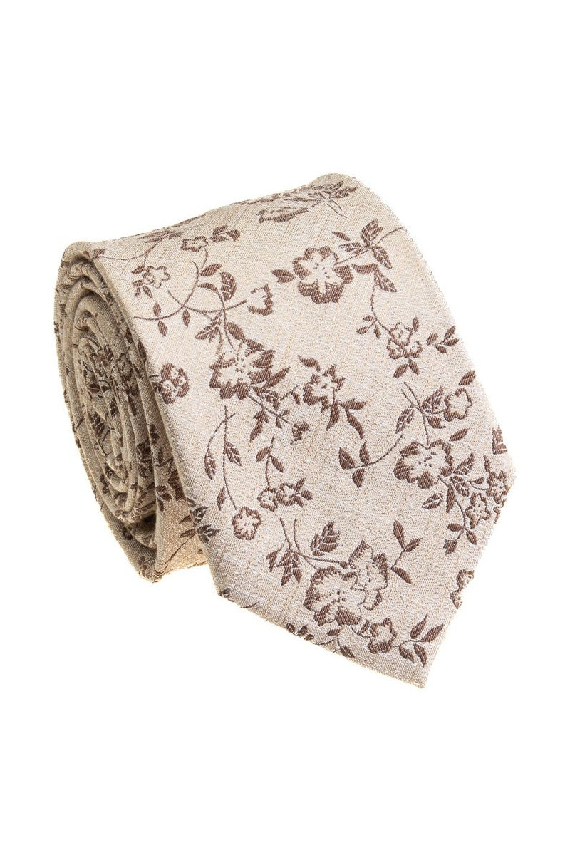 Bocara Bocara Taupe Necktie (B25-6076C)