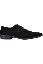 Bravo "King" Black Suede Tuxedo Shoes