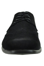 Bravo "King" Black Suede Tuxedo Shoes
