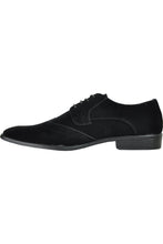 Bravo "King" Black Suede Tuxedo Shoes