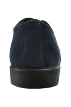 Bravo "King" Blue Suede Tuxedo Shoes