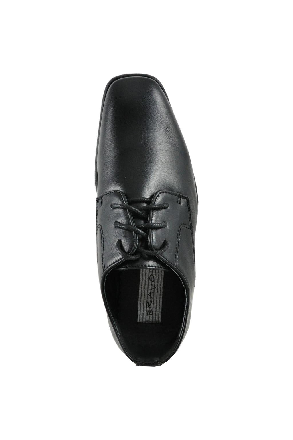 Bravo King Kids Black Dress Shoes 12T Bravo King Kids Black Dress Shoes 12T