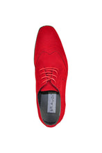 Bravo "King" Red Suede Tuxedo Shoes