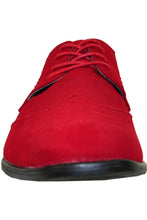 Bravo "King" Red Suede Tuxedo Shoes