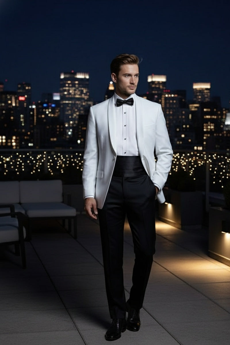 "Brentwood" White Dinner Jacket