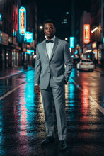 Caravelli "Manhattan" Light Grey 2-Button Notch Tuxedo (2-Piece Set)