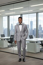 Caravelli "Manhattan" Light Grey 2-Button Notch Tuxedo (2-Piece Set)