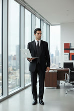 Caravelli "Tribeca" Black 2-Button Notch Tuxedo (2-Piece Set)