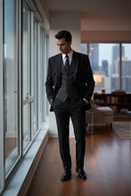 Caravelli "Tribeca" Black 2-Button Notch Tuxedo (2-Piece Set)