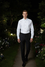 Cardi "Charles" White Spread Collar Tuxedo Shirt