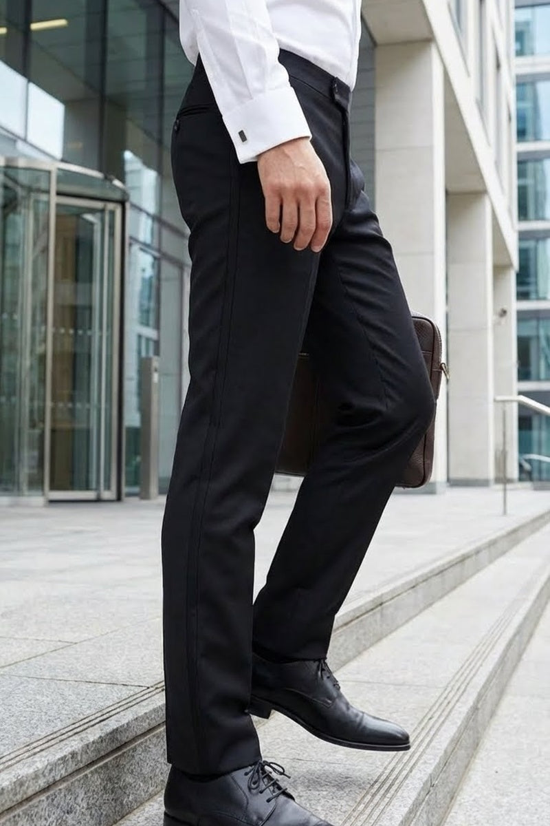 Christopher" Black Luxury Viscose Blend Tuxedo Pants Buy4LessTuxedo.com Christopher" Black Luxury Viscose Blend Tuxedo Pants Buy4LessTuxedo.com