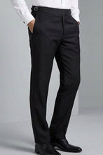 Cardi "Christopher" Black Luxury Viscose Blend Tuxedo Pants