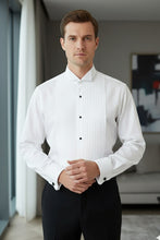 Cardi "David" White Wingtip Tuxedo Shirt