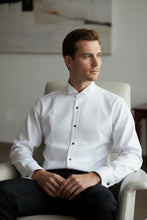 Cardi "David" White Wingtip Tuxedo Shirt