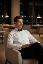 Cardi "David" White Wingtip Tuxedo Shirt