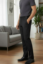 Cardi "Ethan" Black Super 150's Luxury Viscose Blend Suit Pants