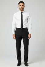 Cardi "Ethan" Black Super 150's Luxury Viscose Blend Suit Pants
