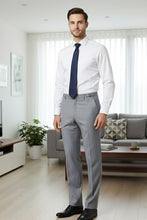 Cardi "Ethan" Heather Grey Super 150's Luxury Viscose Blend Suit Pants
