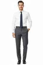 Cardi "Ethan" Steel Grey Super 150's Luxury Viscose Blend Suit Pants