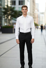 Cardi "Jamison" White Twill Spread Collar Dress Shirt