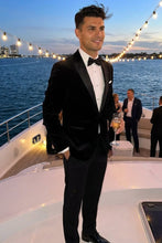 Cardi "Liam" Black Velvet Jacket (Separates)