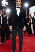 Cardi "Liam" Black Velvet Jacket (Separates)