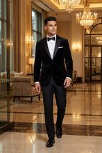 Cardi "Liam" Black Velvet Jacket (Separates)