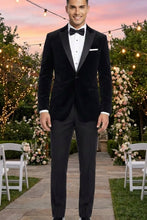 Cardi "Liam" Black Velvet Jacket (Separates)