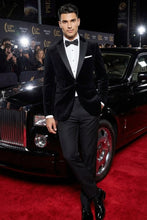 Cardi "Liam" Black Velvet Jacket (Separates)