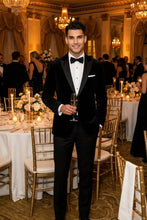 Cardi "Liam" Black Velvet Jacket (Separates)