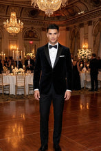 Cardi "Liam" Black Velvet Jacket (Separates)