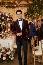 Cardi "Liam" Merlot Velvet Jacket (Separates)