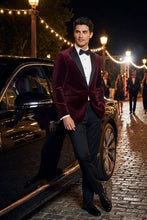 Cardi "Liam" Merlot Velvet Jacket (Separates)