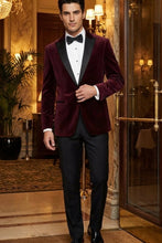 Cardi "Liam" Merlot Velvet Jacket (Separates)