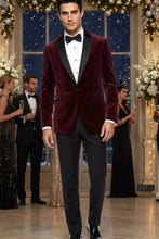 Cardi "Liam" Merlot Velvet Jacket (Separates)