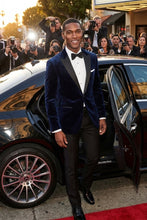 Cardi "Liam" Navy Velvet Jacket (Separates)