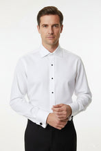 Cardi "Richard" White Spread Collar Shirt