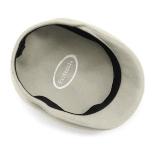 Classic Premium Wool Off White English Hat - Ferrecci USA 