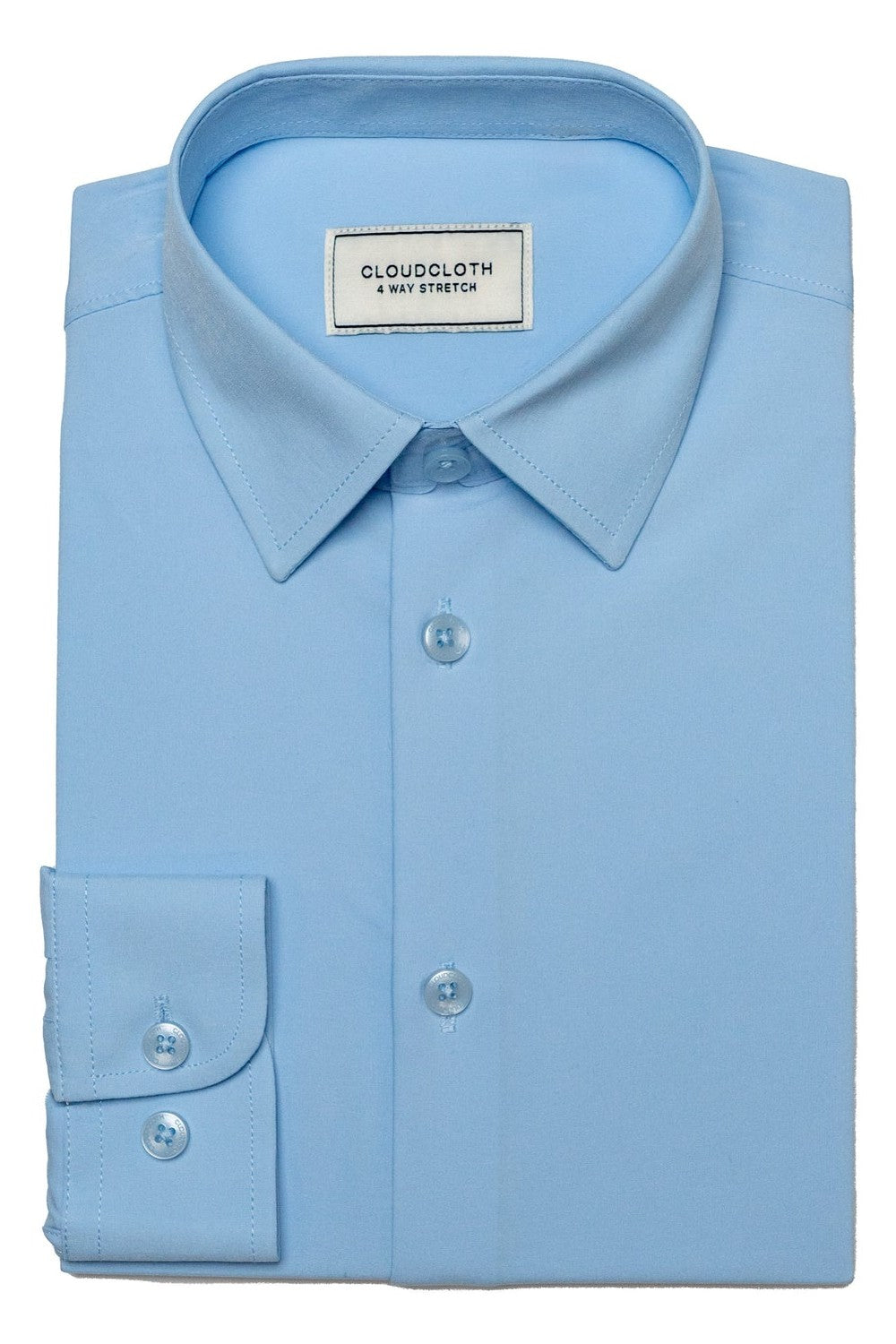 Cloud Cloth" Kids Light Blue Laydown Dress Shirt  Buy4LessTuxedo.com