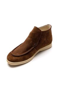 Cloud Cloth High Strides Kids Brown Dress Shoes 3Y